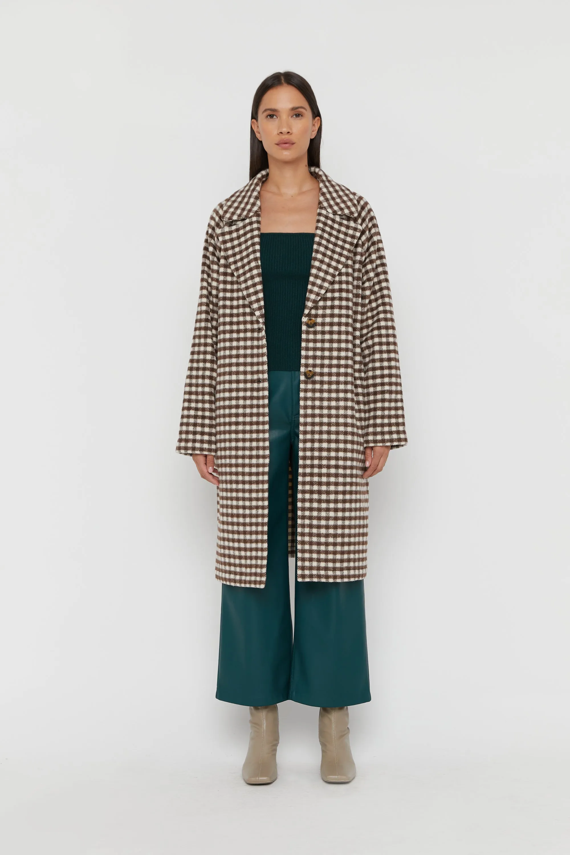 HOUNDSTOOTH COAT sold by OAK AND FORT