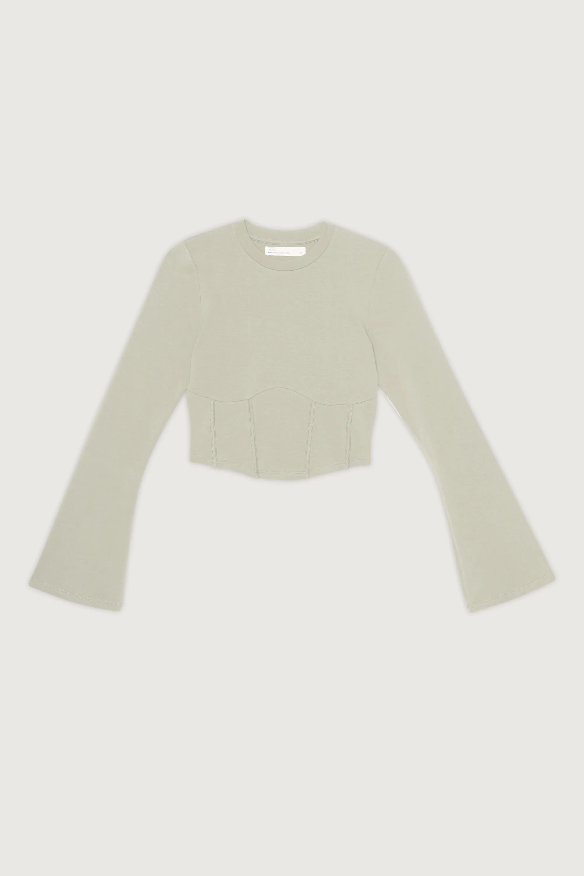 CORSET LONG SLEEVE TOP sold by OAK AND FORT product image thumbnail 4