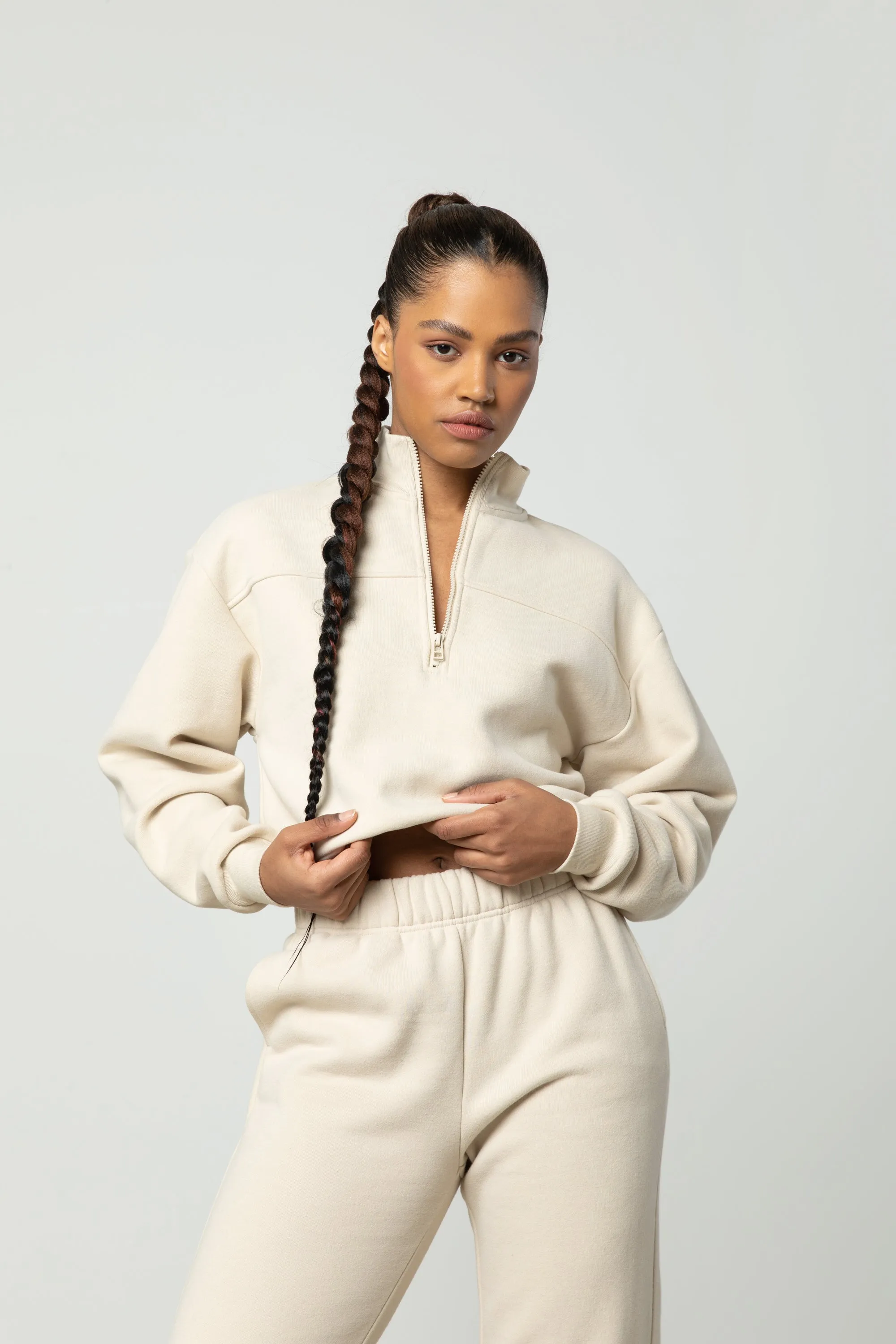 HALF ZIP PULLOVER sold by OAK AND FORT product image thumbnail 2