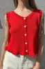 CROPPED SCALLOPED KNIT TANK sold by OAK AND FORT