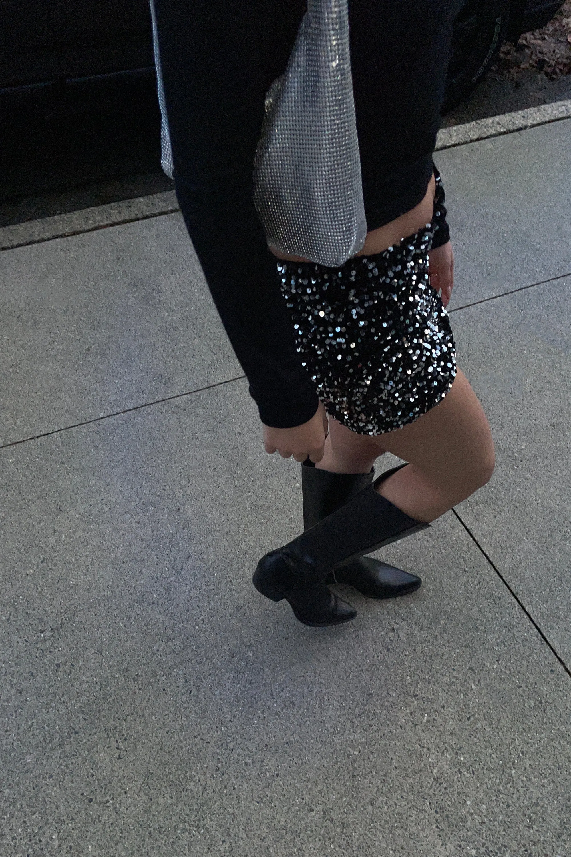 SEQUINED MINI SKIRT sold by OAK AND FORT product image thumbnail 5