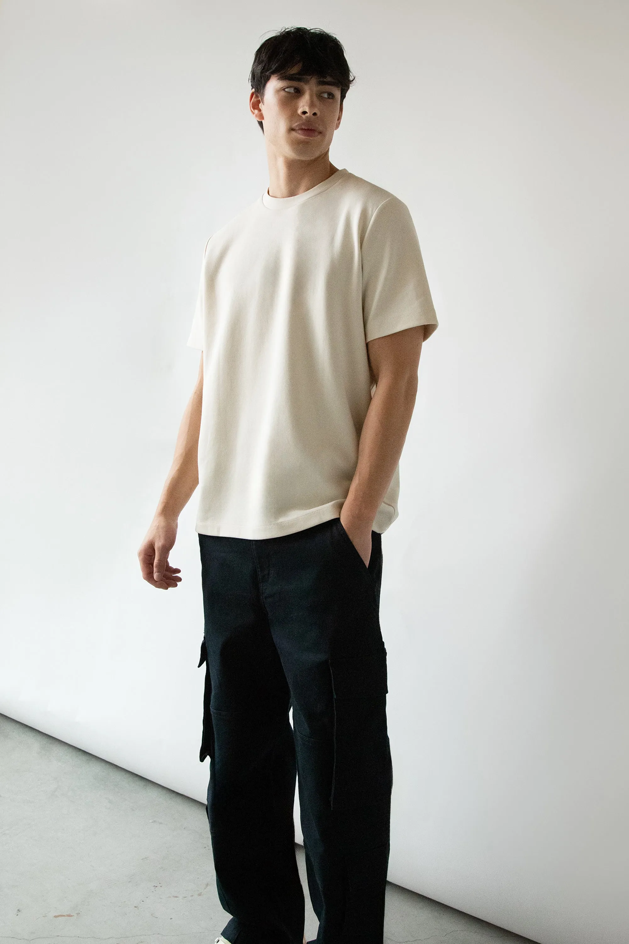 HEAVYWEIGHT CREWNECK T-SHIRT sold by OAK AND FORT product image thumbnail 2