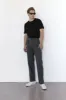 STRAIGHT LEG PANT WITH PLEATS sold by OAK AND FORT
