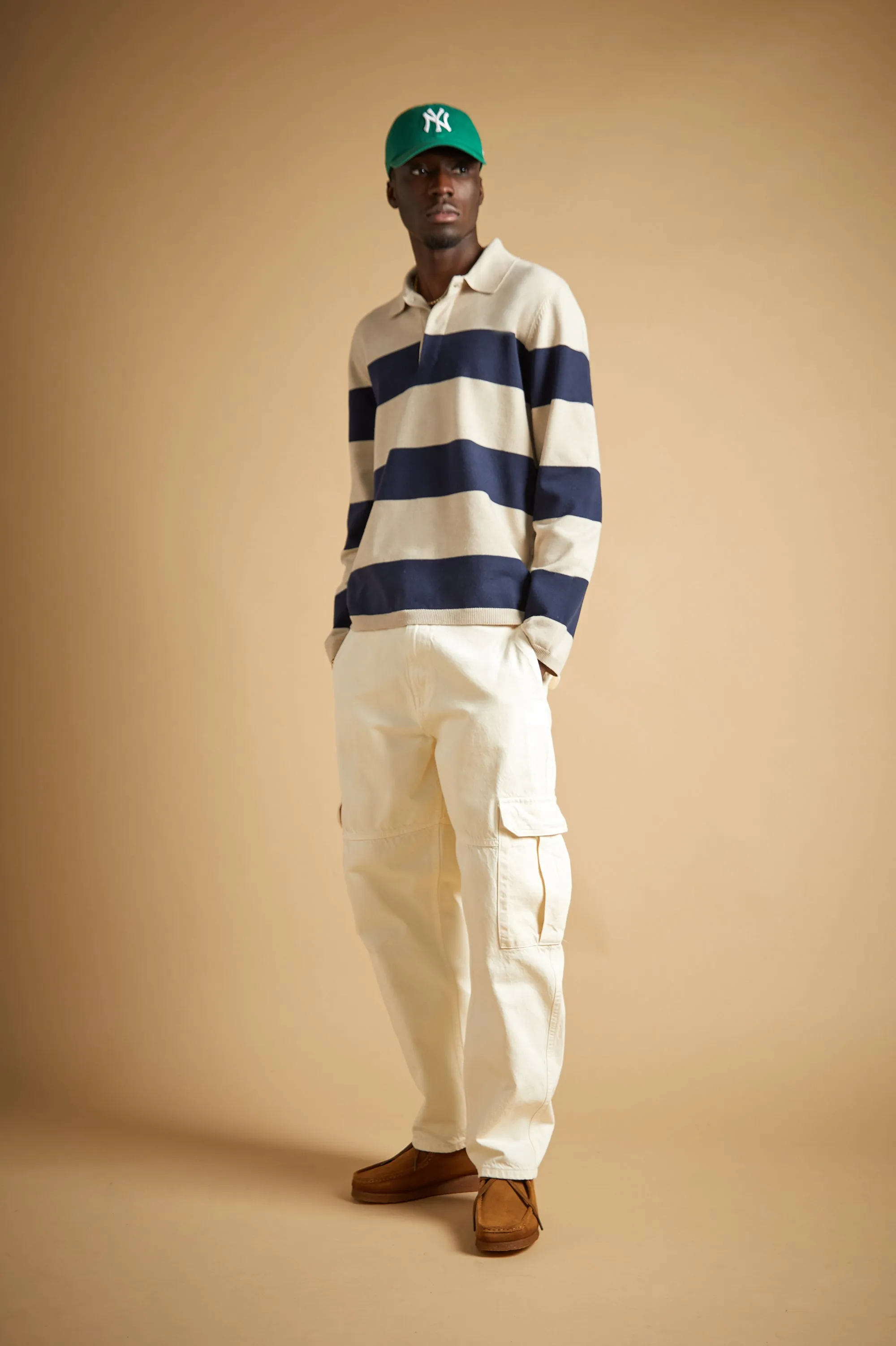 STRIPED COLLARED SWEATER sold by OAK AND FORT product image thumbnail 2