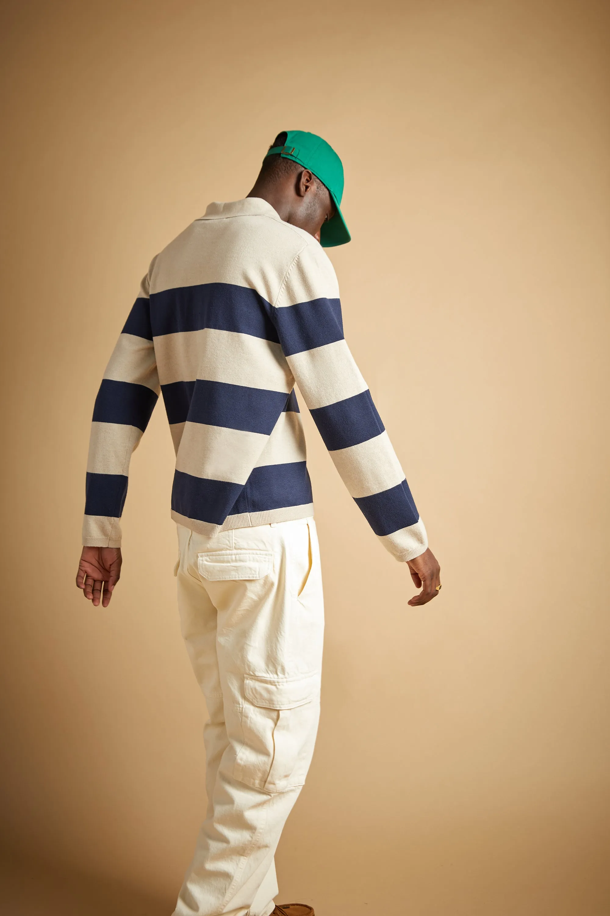 STRIPED COLLARED SWEATER sold by OAK AND FORT product image thumbnail 4
