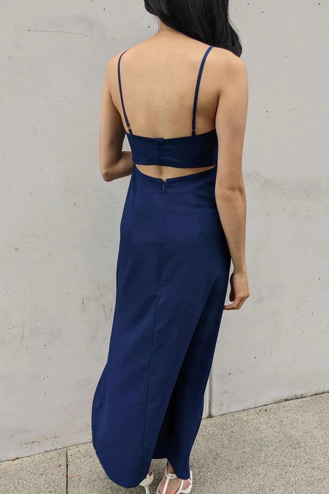 CUTOUT MIDI DRESS sold by OAK AND FORT product image thumbnail 4