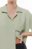 CRINKLE SHORT SLEEVE SHIRT sold by OAK AND FORT