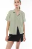 CRINKLE SHORT SLEEVE SHIRT sold by OAK AND FORT