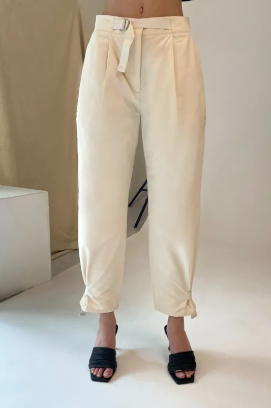 TAPERED PANT WITH BELT sold by OAK AND FORT