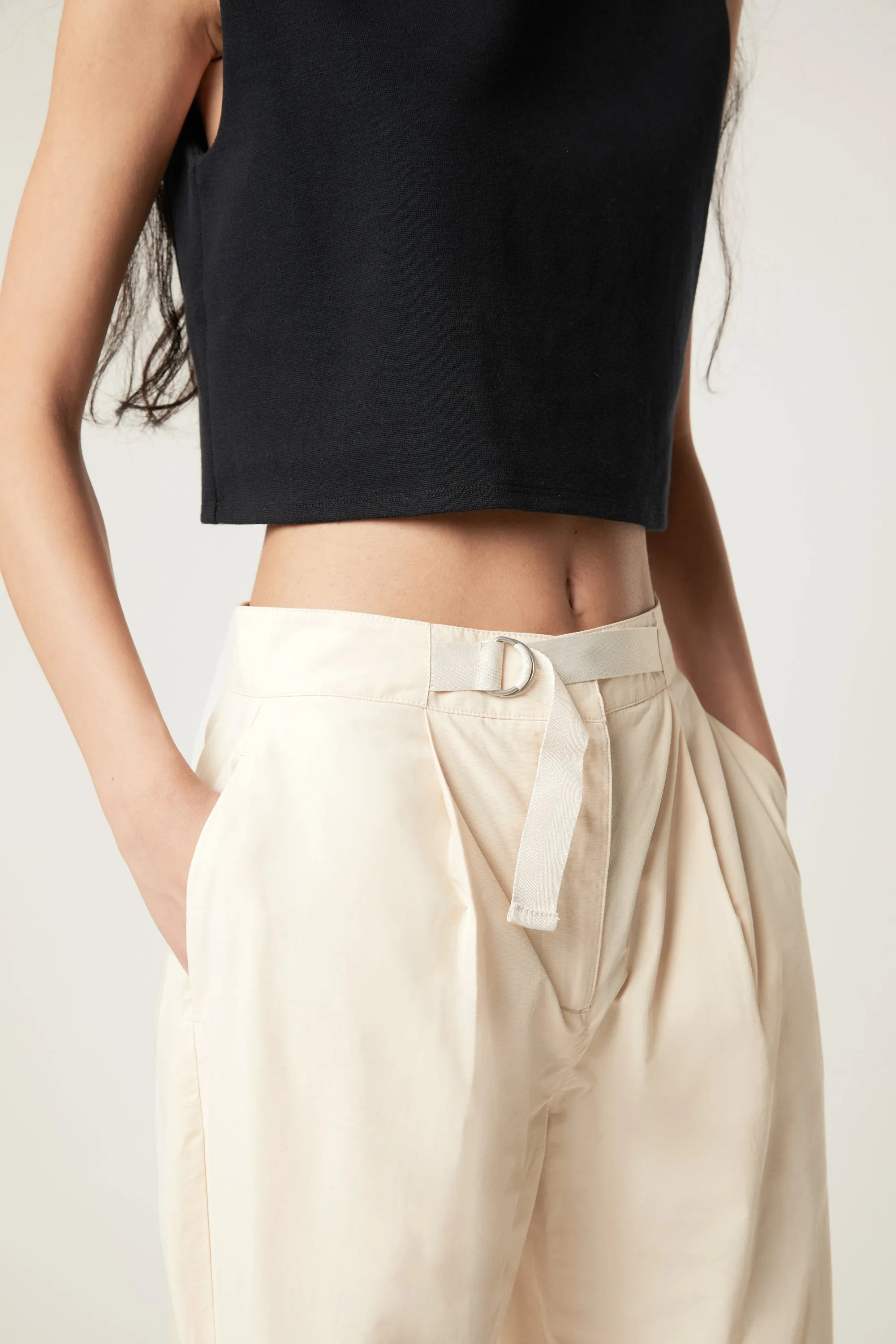 TAPERED PANT WITH BELT sold by OAK AND FORT product image thumbnail 4