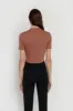 CROPPED MOCKNECK TOP sold by OAK AND FORT