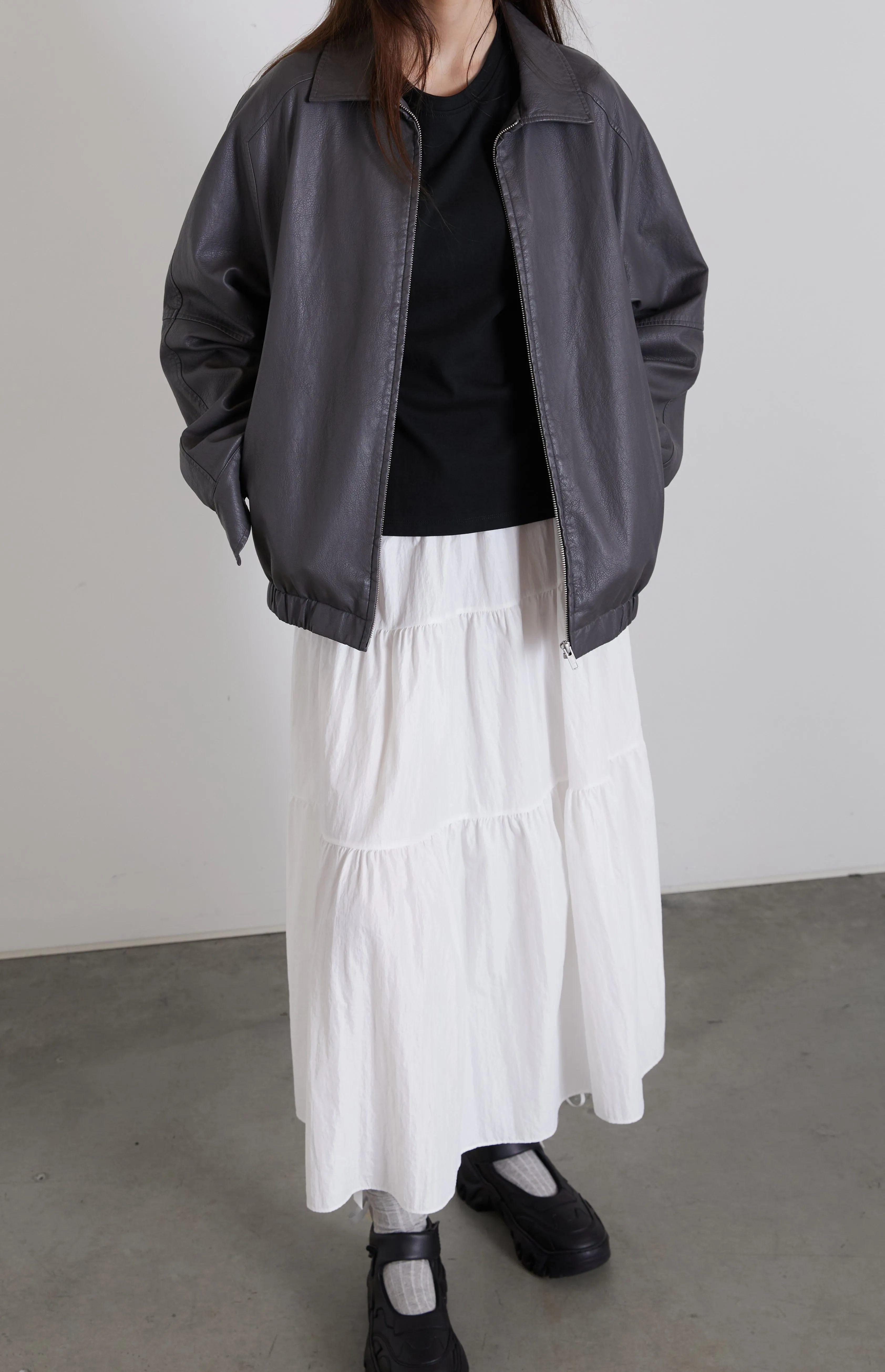 THREE TIER MAXI SKIRT sold by OAK AND FORT product image thumbnail 2