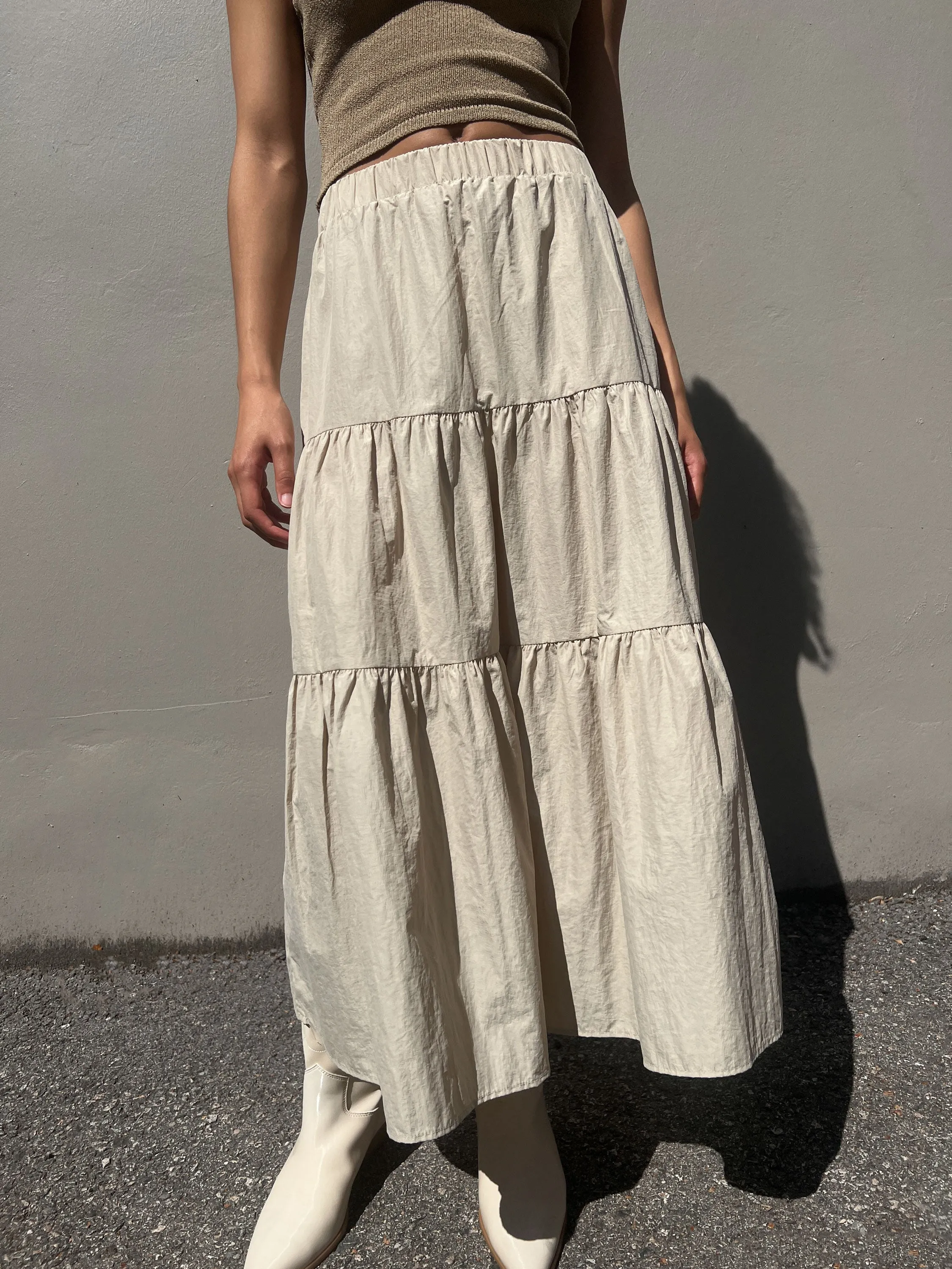 THREE TIER MAXI SKIRT sold by OAK AND FORT product image thumbnail 4