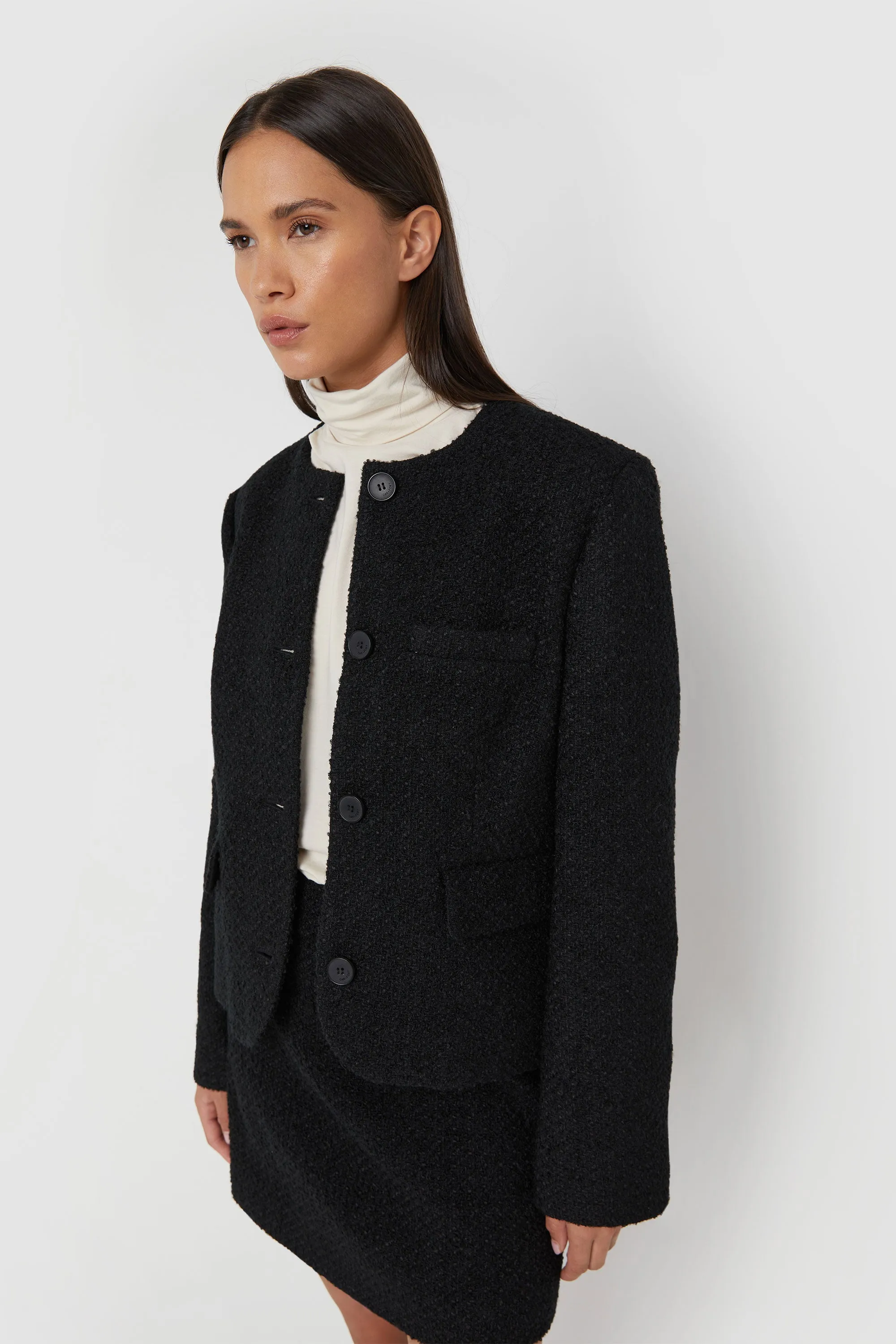 TWEED JACKET sold by OAK AND FORT product image thumbnail 5