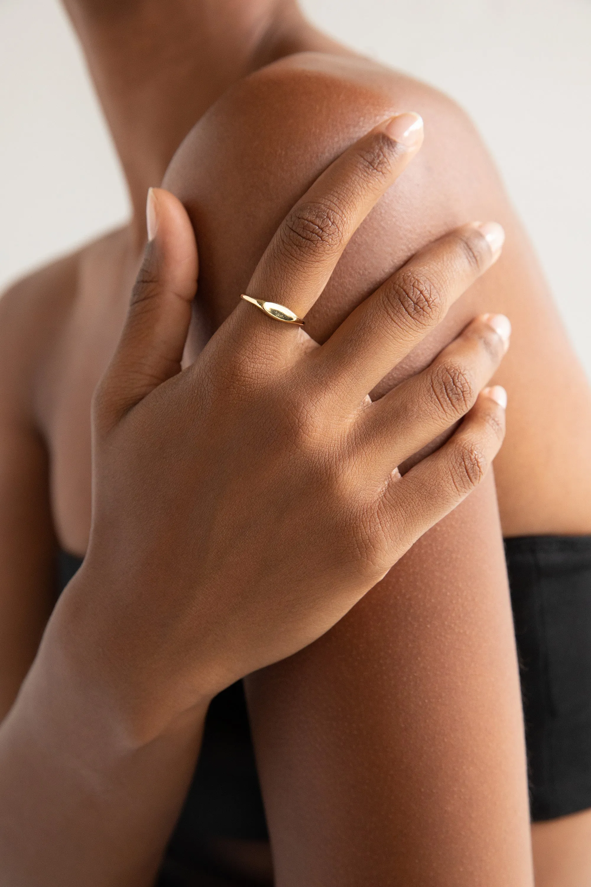 Slim Signet Ring sold by OAK AND FORT