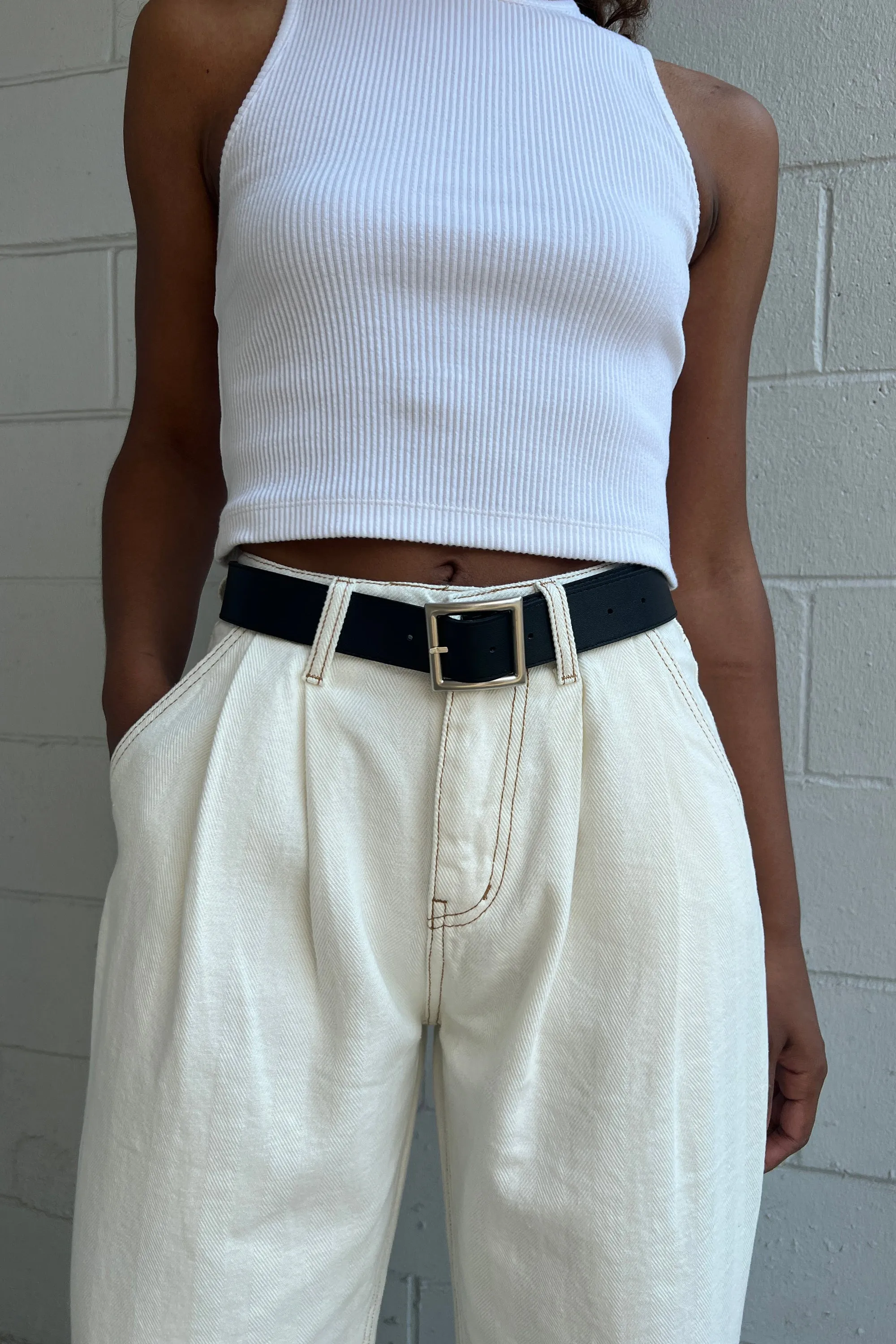 TWILL STRAIGHT LEG PANT sold by OAK AND FORT product image thumbnail 3