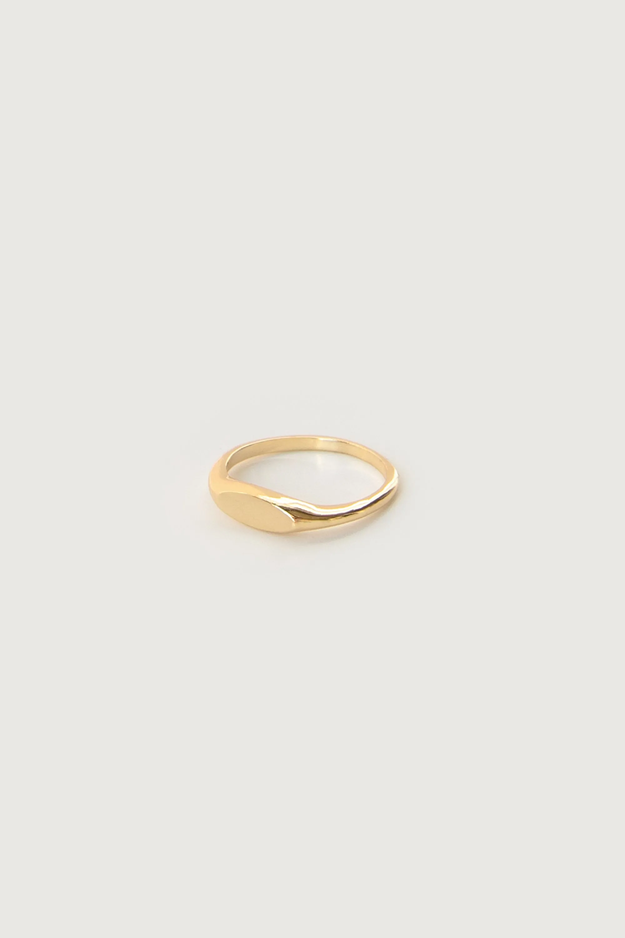 Slim Signet Ring sold by OAK AND FORT product image thumbnail 3