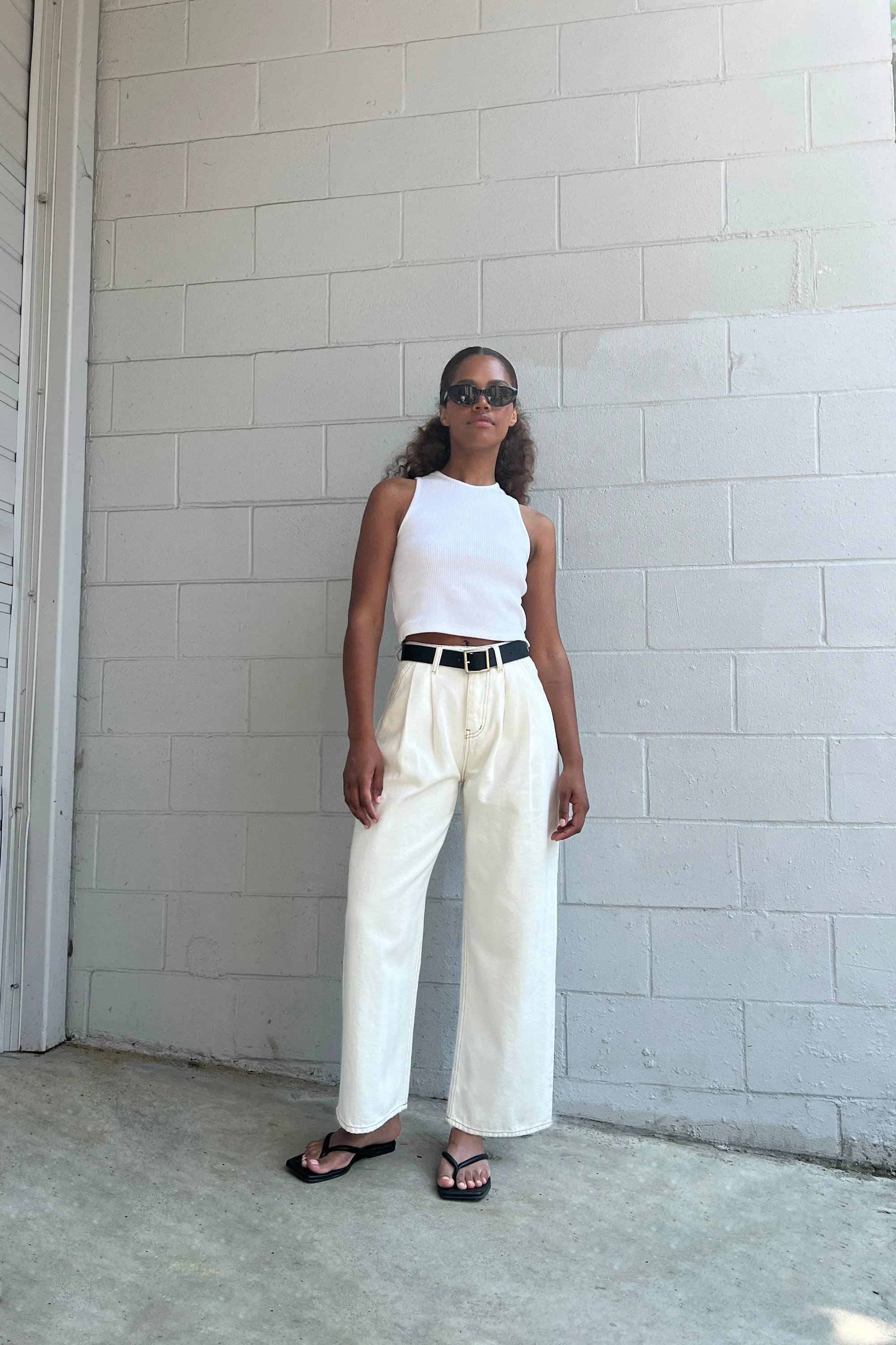 TWILL STRAIGHT LEG PANT sold by OAK AND FORT product image thumbnail 2