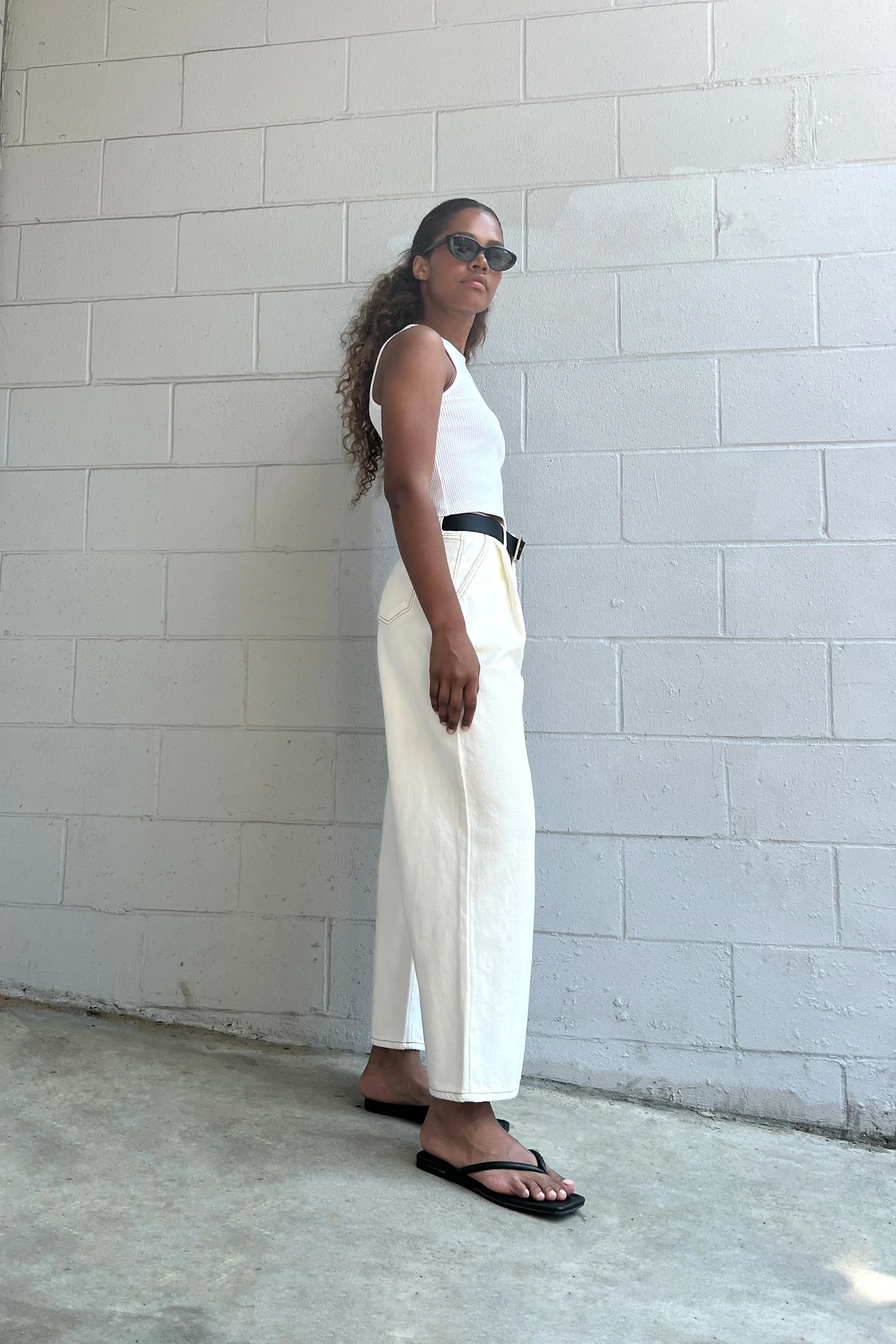 TWILL STRAIGHT LEG PANT sold by OAK AND FORT product image thumbnail 4