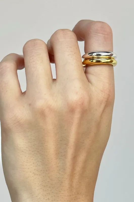 DUAL COLOUR RING SET sold by OAK AND FORT