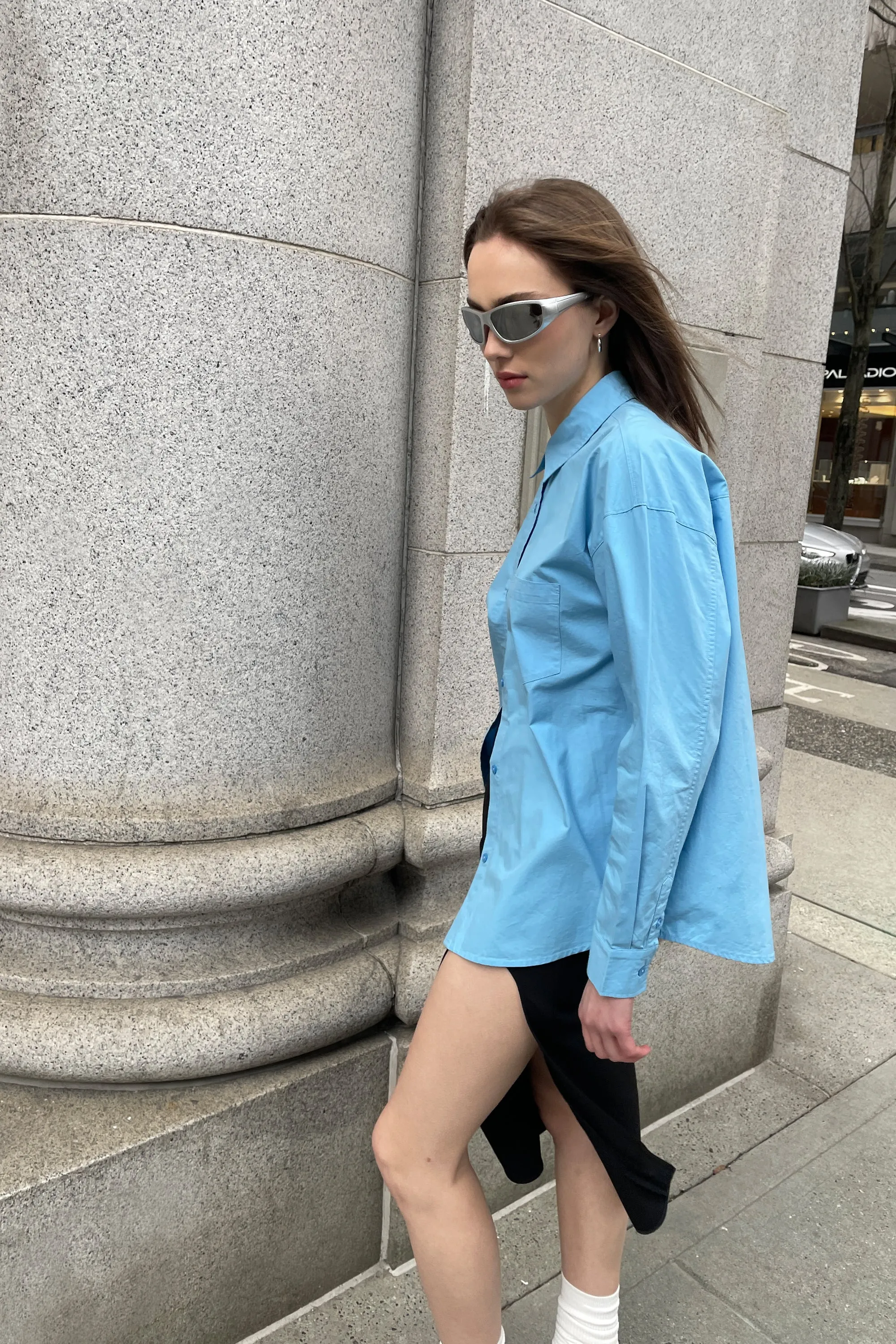 COTTON POPLIN SHIRT sold by OAK AND FORT product image thumbnail 5