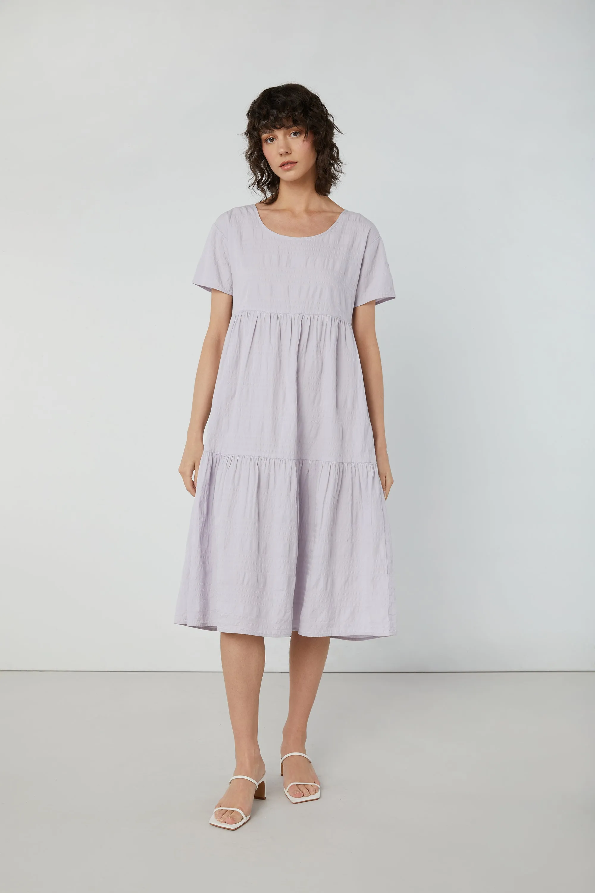 TIERED MIDI DRESS sold by OAK AND FORT product image thumbnail 3