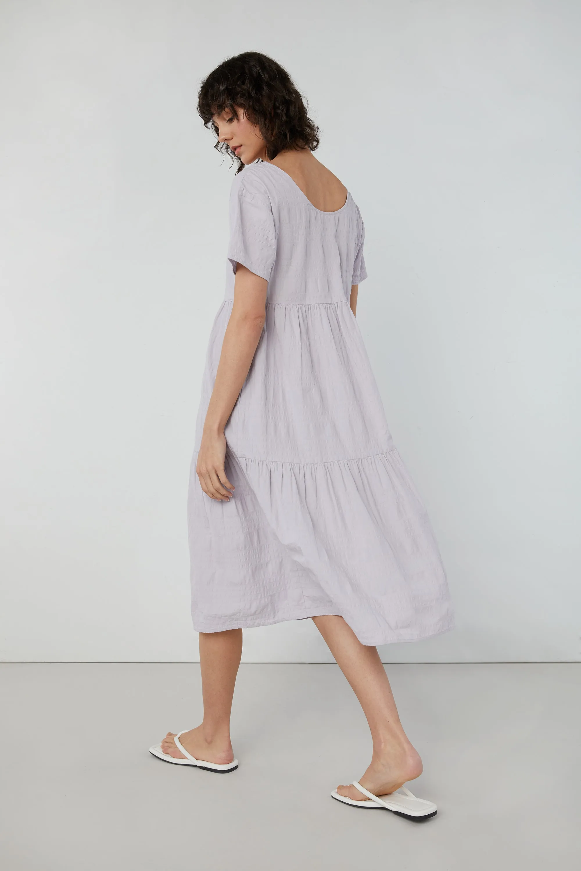 TIERED MIDI DRESS sold by OAK AND FORT product image thumbnail 2