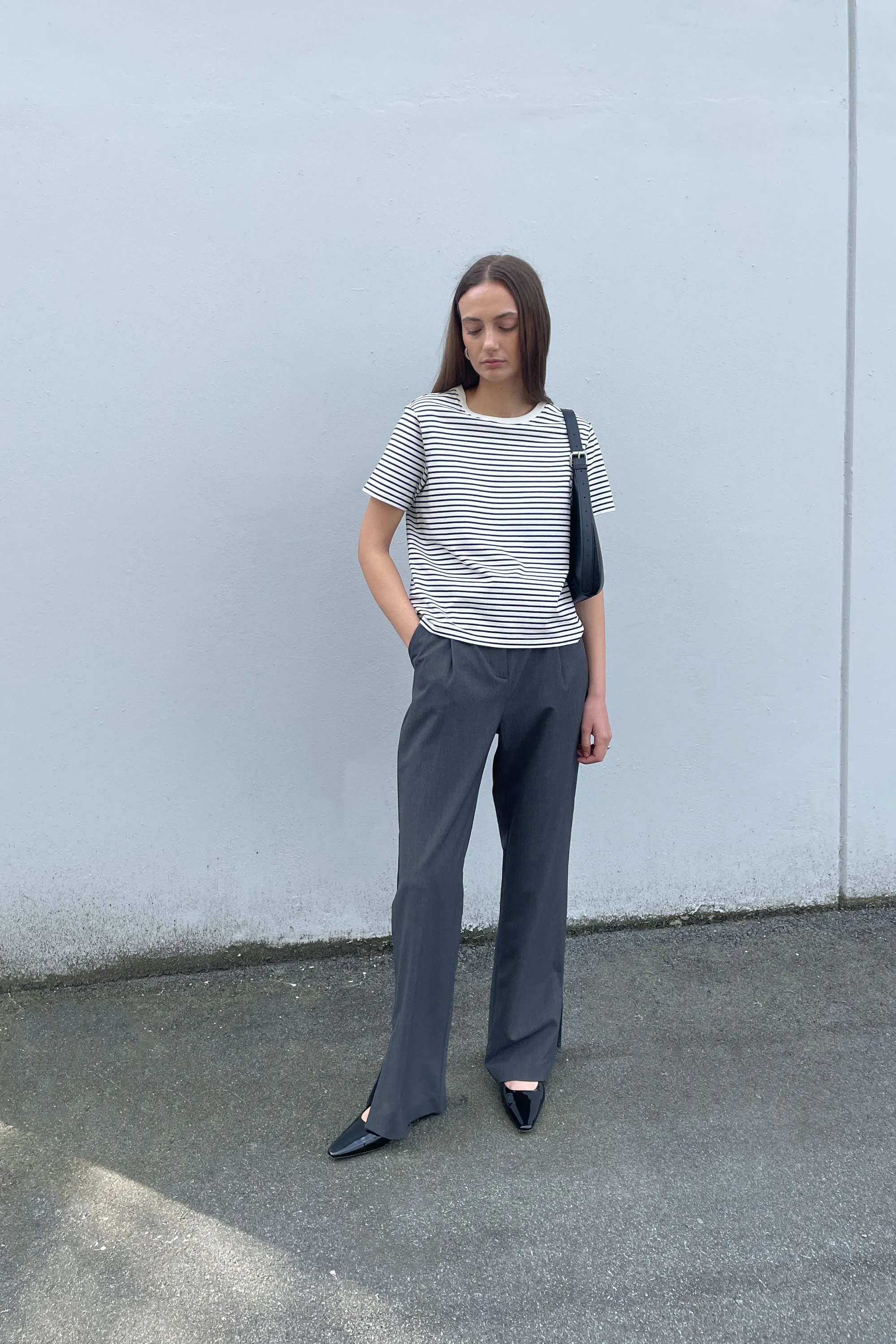 STRIPED T-SHIRT sold by OAK AND FORT product image thumbnail 2