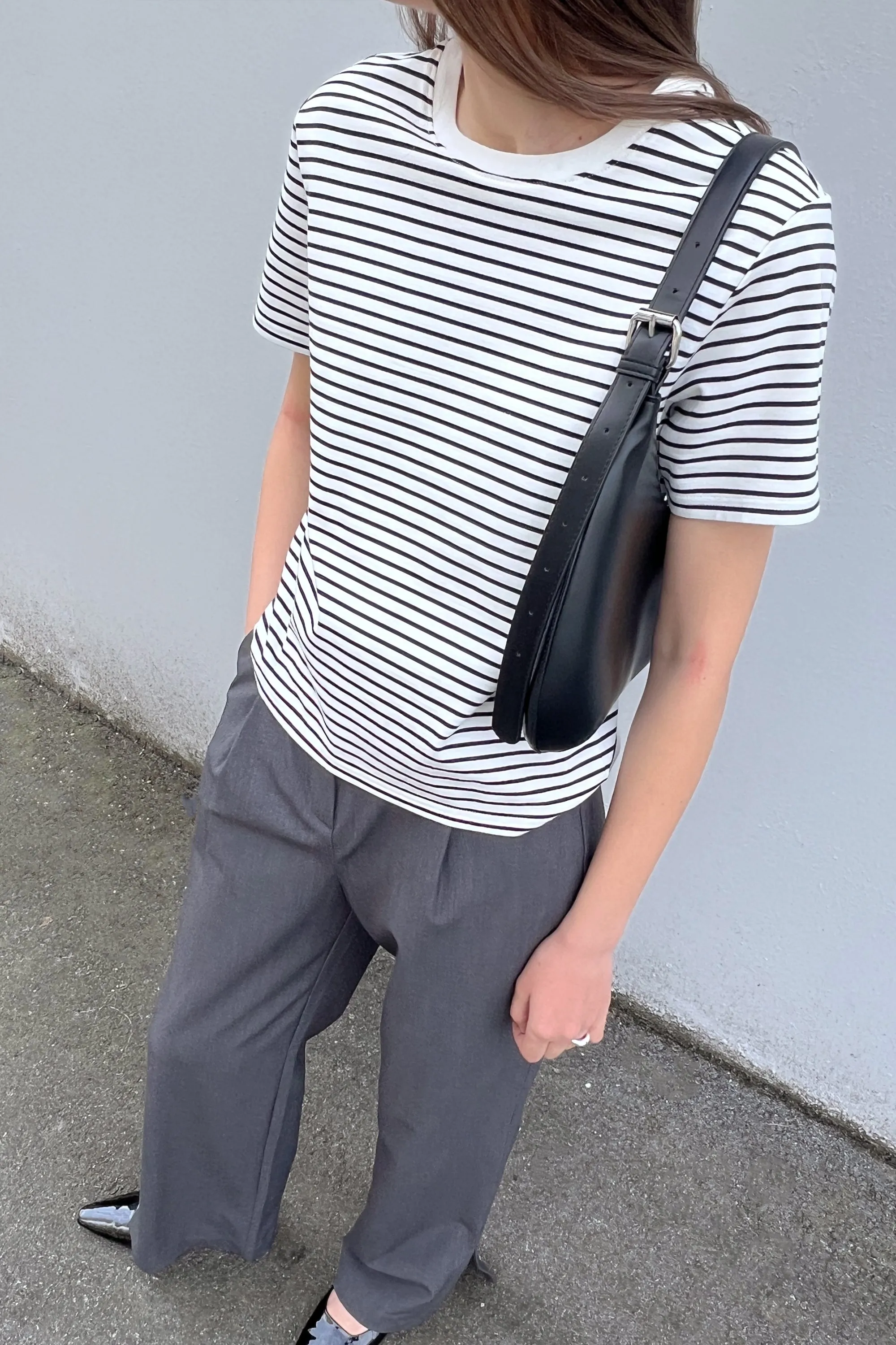 STRIPED T-SHIRT sold by OAK AND FORT product image thumbnail 3