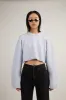 RELAXED FIT CROPPED SWEATER sold by OAK AND FORT