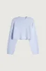 RELAXED FIT CROPPED SWEATER sold by OAK AND FORT