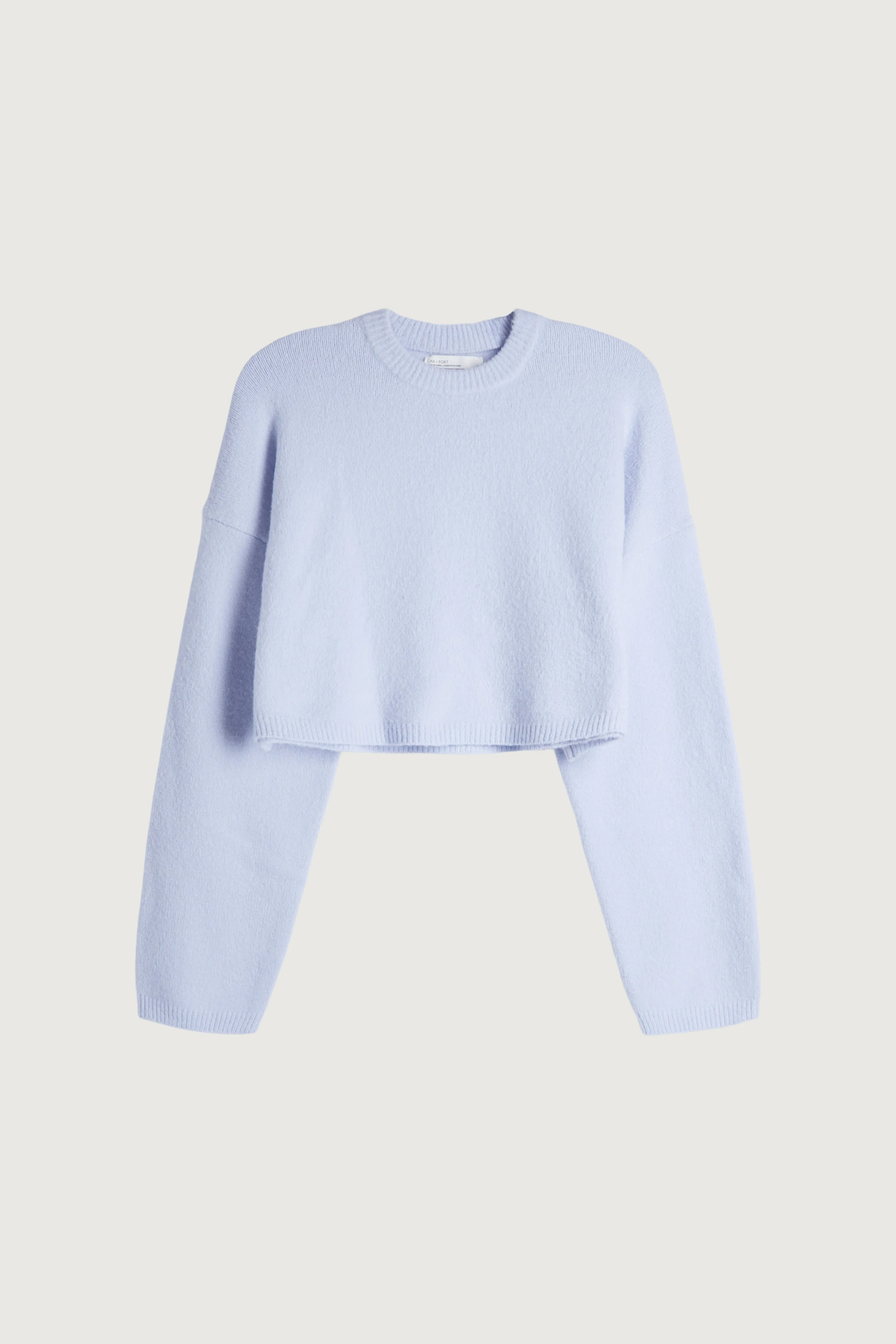 RELAXED FIT CROPPED SWEATER sold by OAK AND FORT product image thumbnail 5