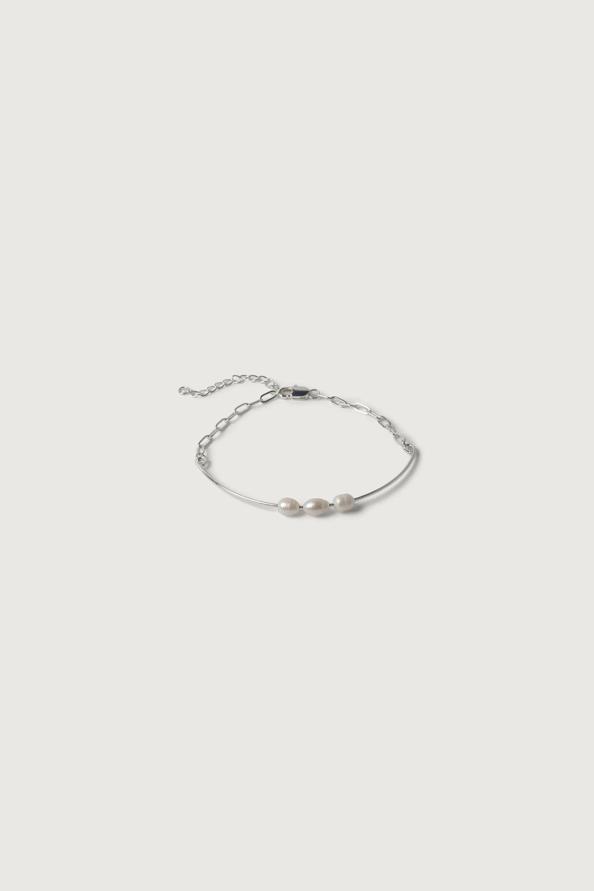 THREE NATURAL PEARL BRACELET sold by OAK AND FORT product image thumbnail 3