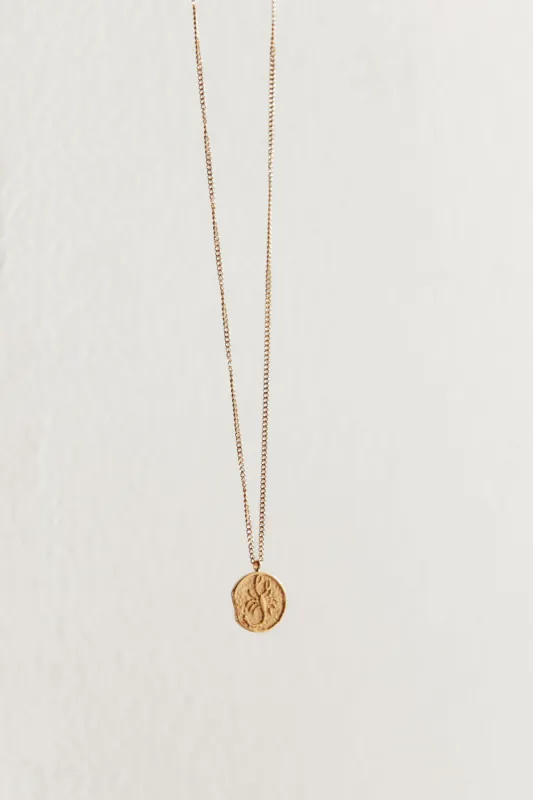 SCORPIO PENDANT NECKLACE sold by OAK AND FORT