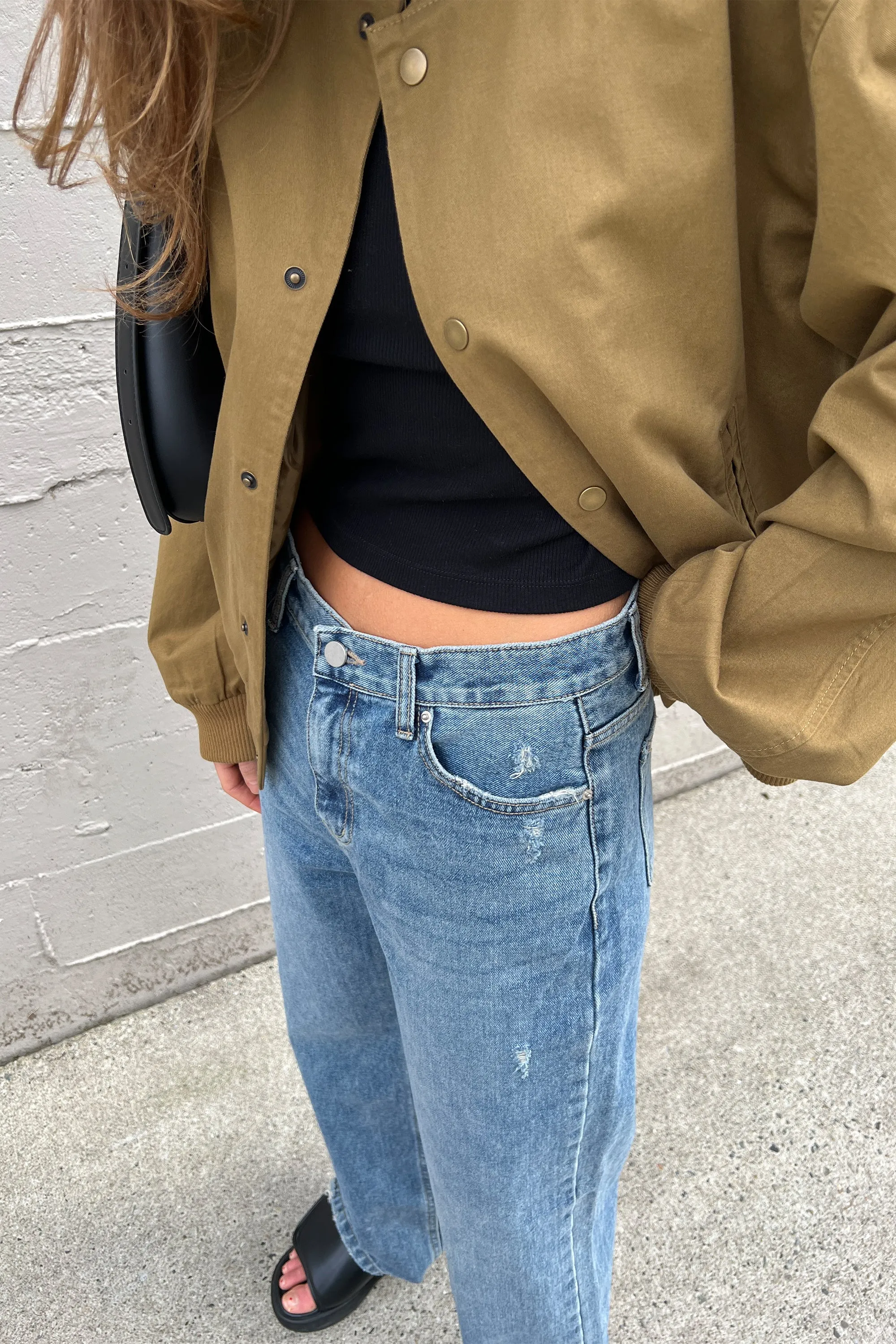 STRAIGHT LEG JEAN sold by OAK AND FORT product image thumbnail 2