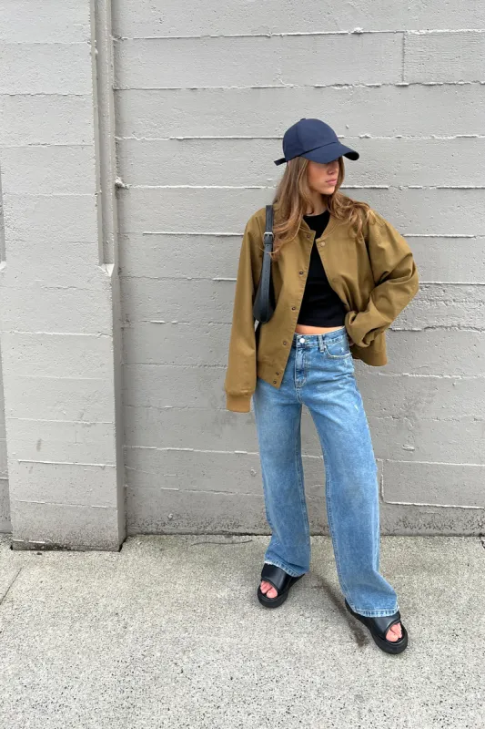 STRAIGHT LEG JEAN sold by OAK AND FORT