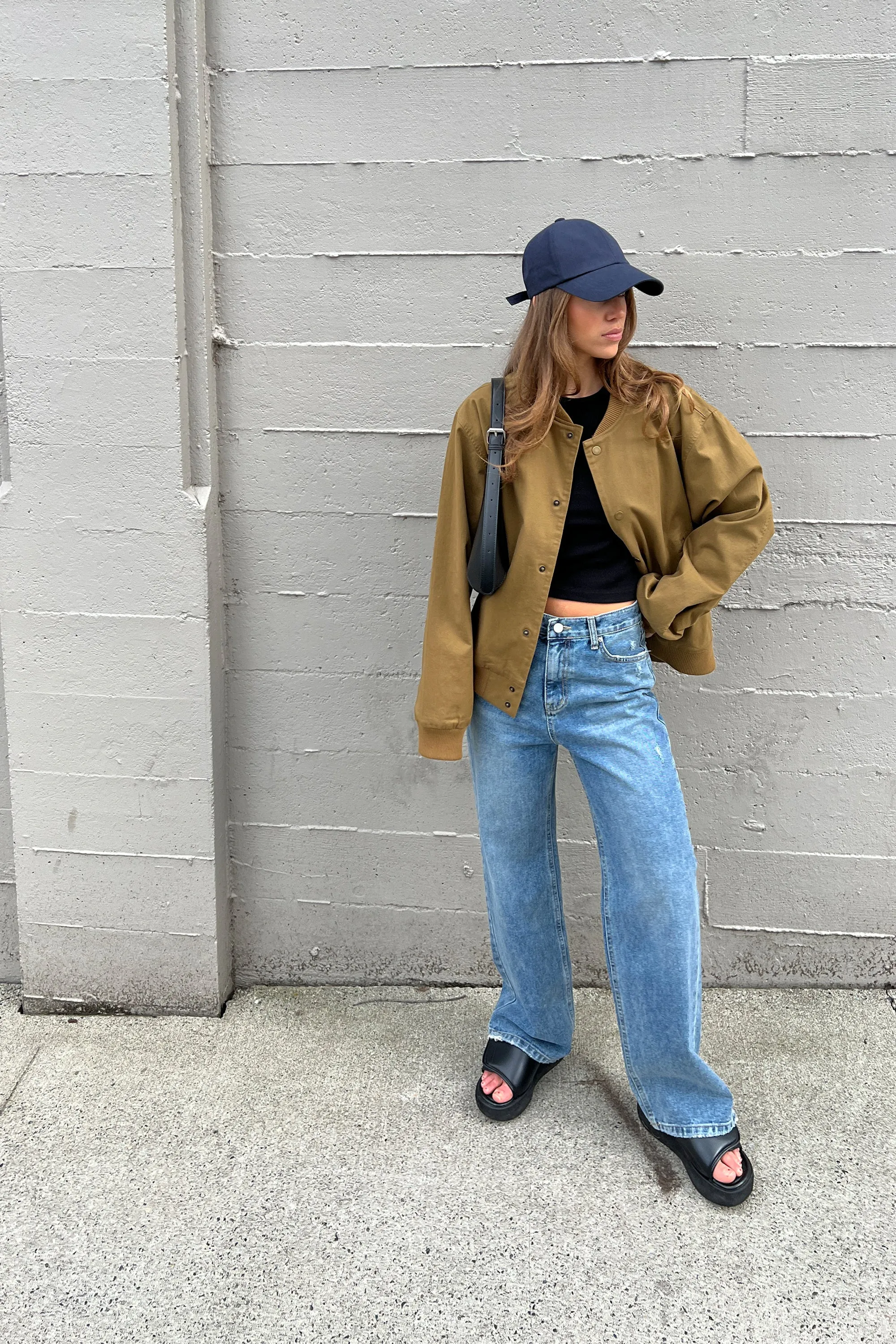 STRAIGHT LEG JEAN sold by OAK AND FORT