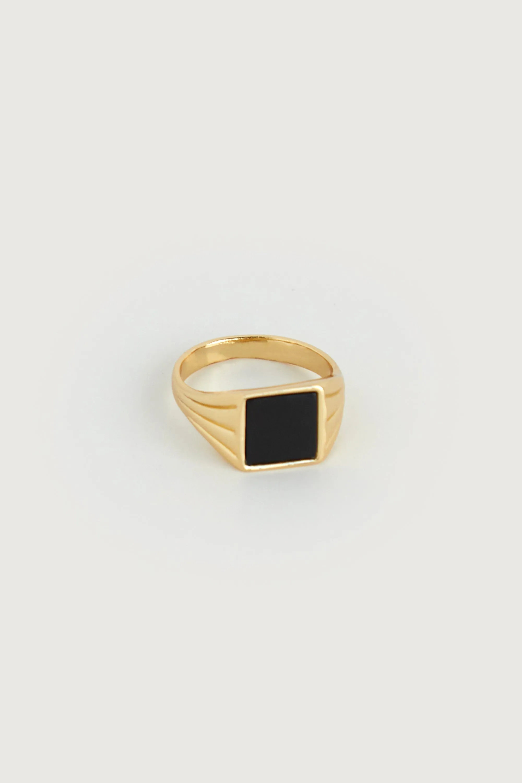 ONYX SIGNET RING sold by OAK AND FORT