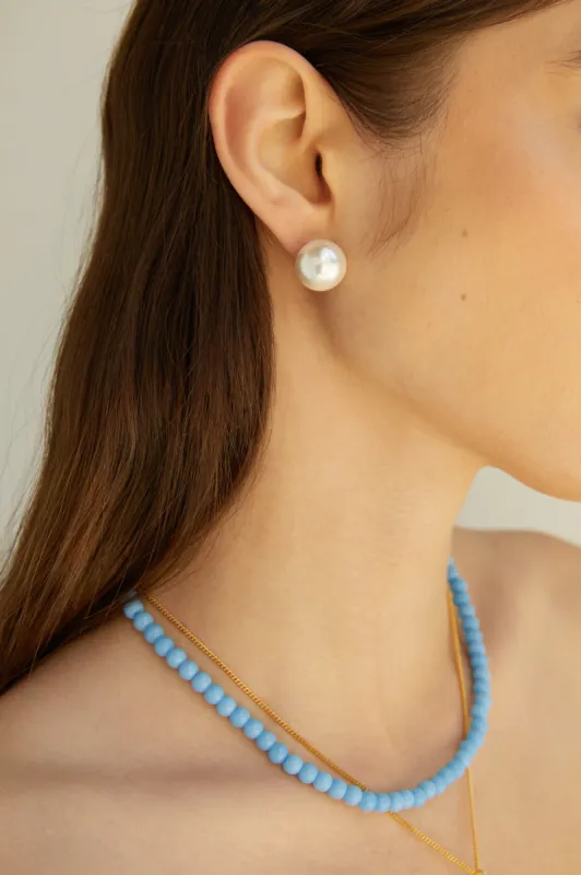 DOUBLE CIRCLE STUD EARRING sold by OAK AND FORT