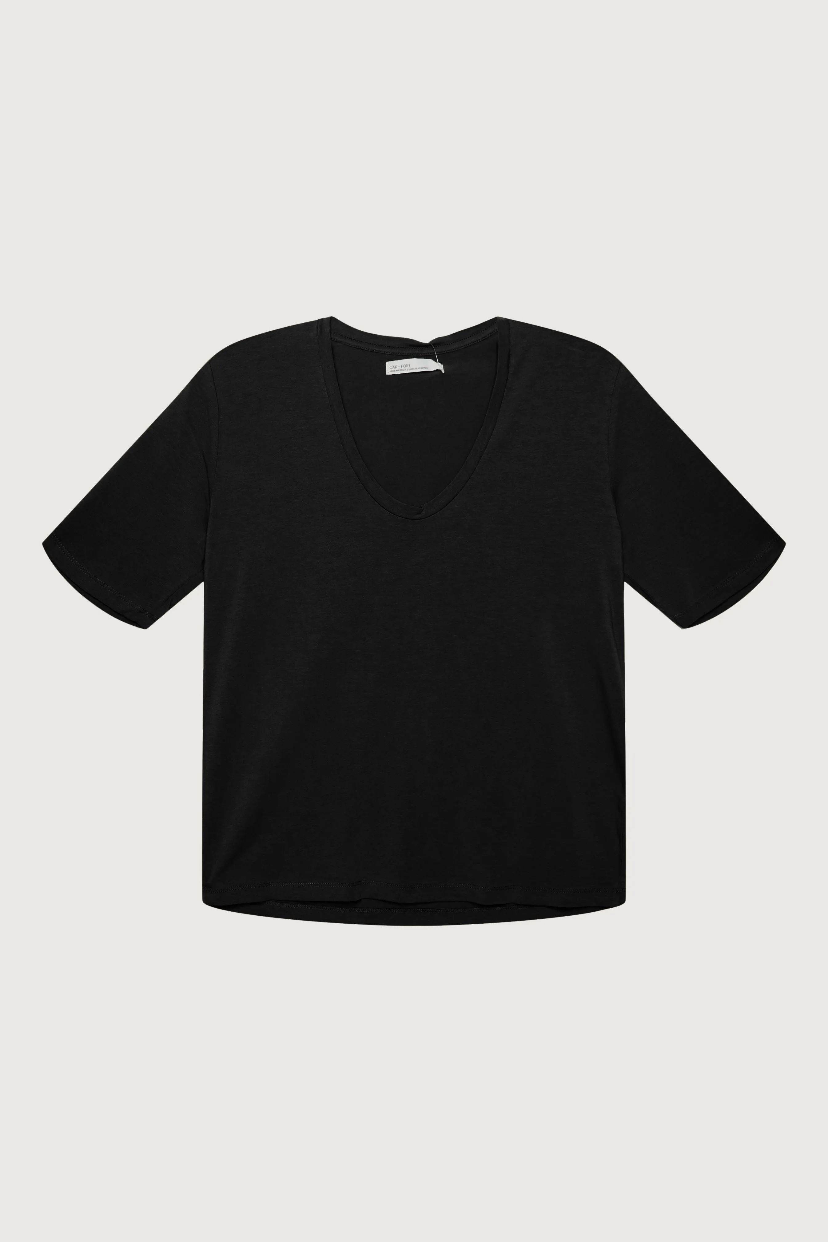 COTTON MODAL SCOOP NECK TEE sold by OAK AND FORT product image thumbnail 4