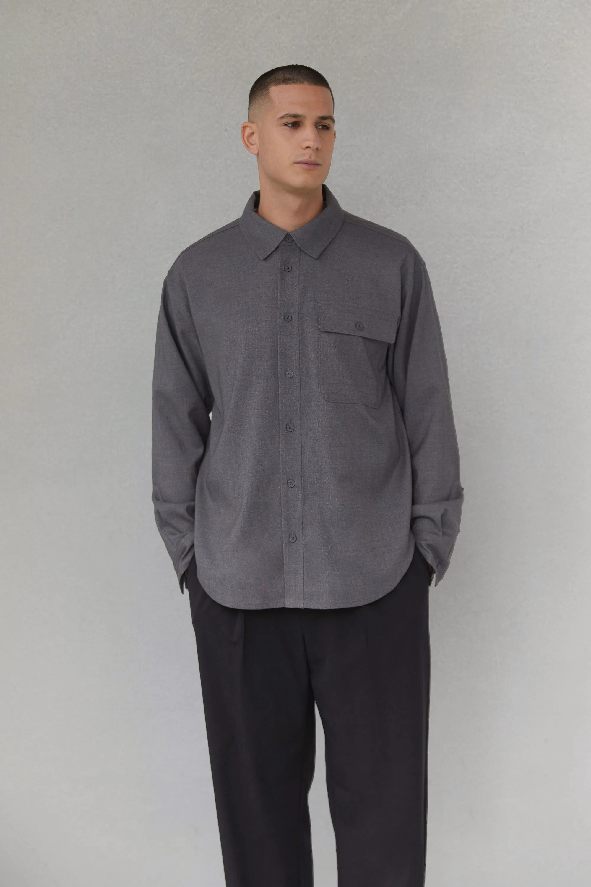 WOVEN DRESS SHIRT sold by OAK AND FORT product image thumbnail 5
