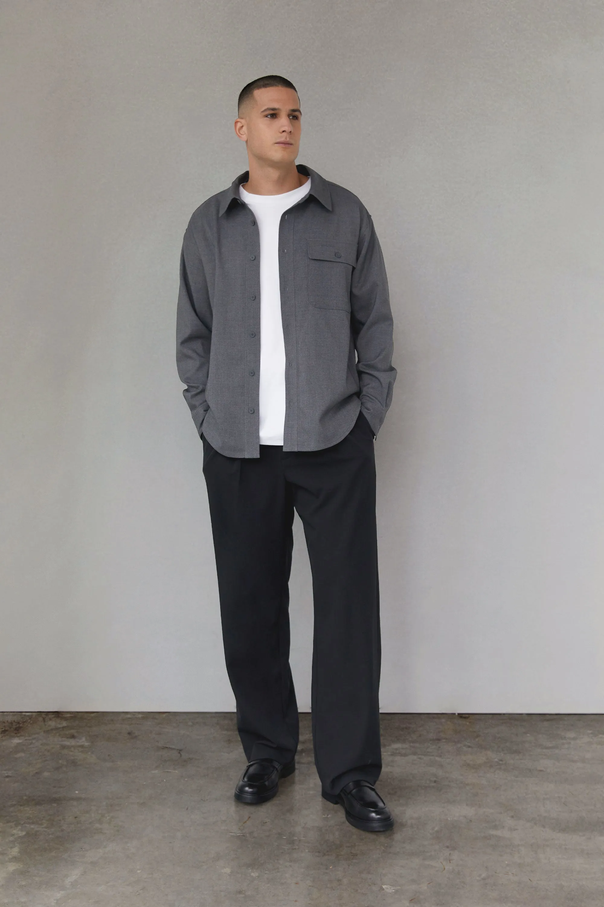 WOVEN DRESS SHIRT sold by OAK AND FORT