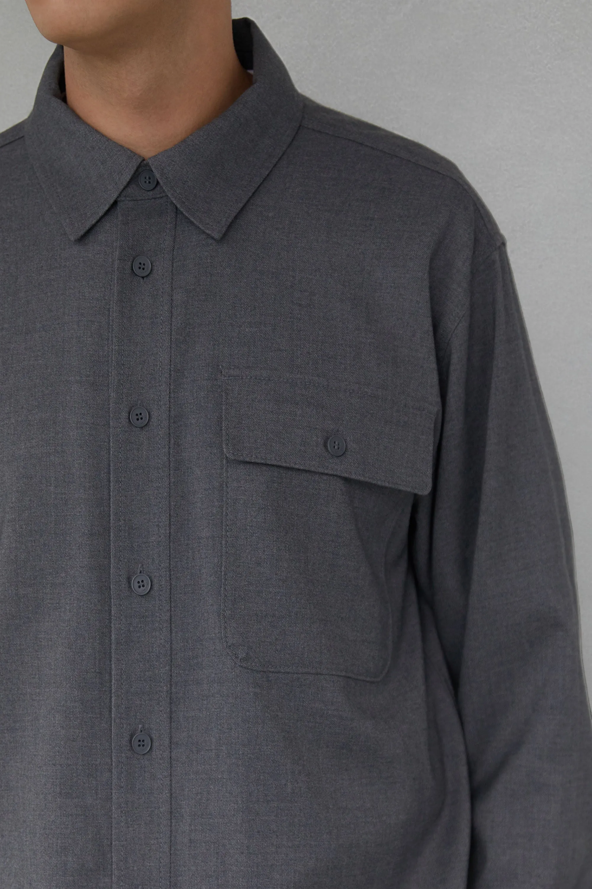 WOVEN DRESS SHIRT sold by OAK AND FORT product image thumbnail 2