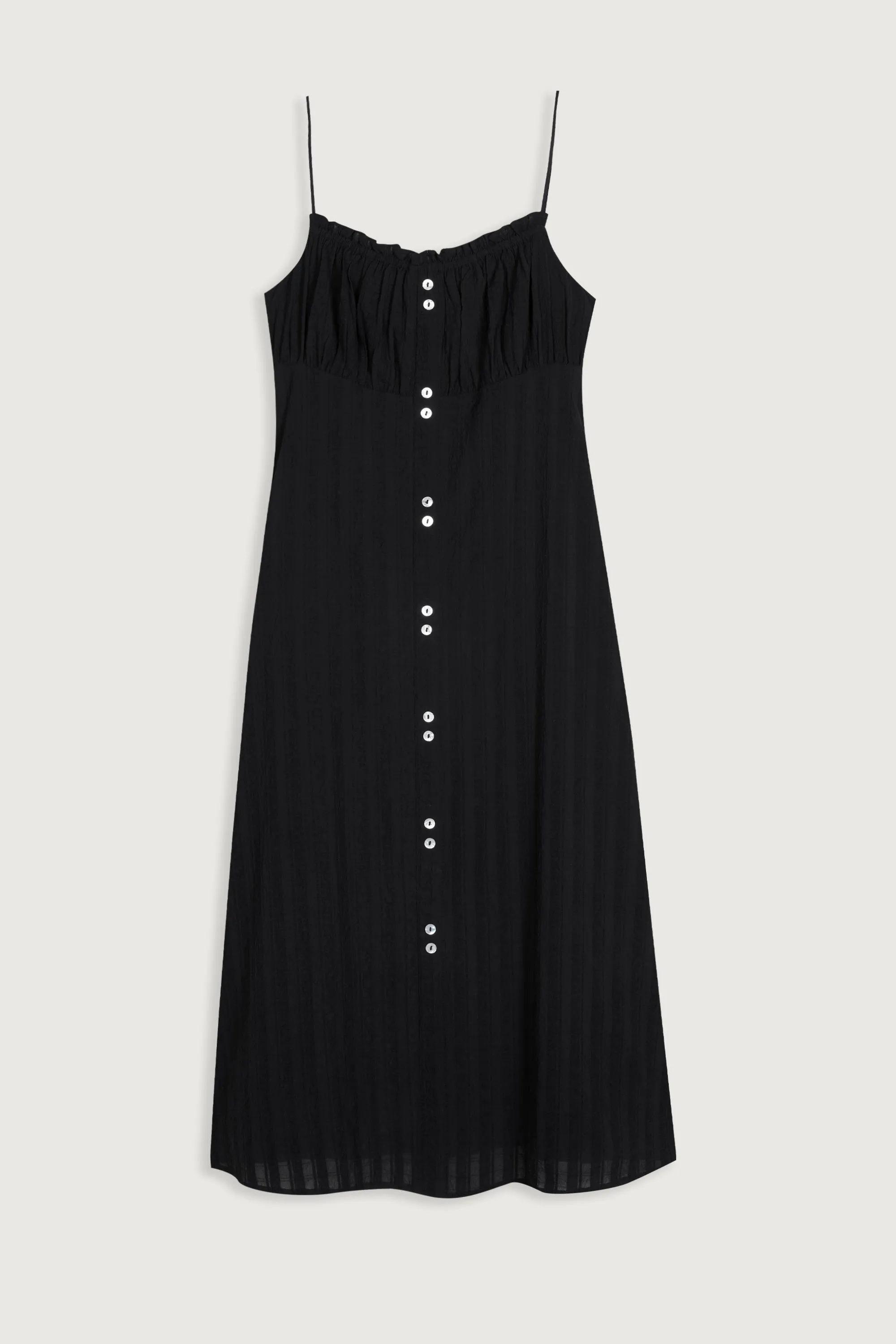 BUTTON FRONT MIDI DRESS sold by OAK AND FORT product image thumbnail 5