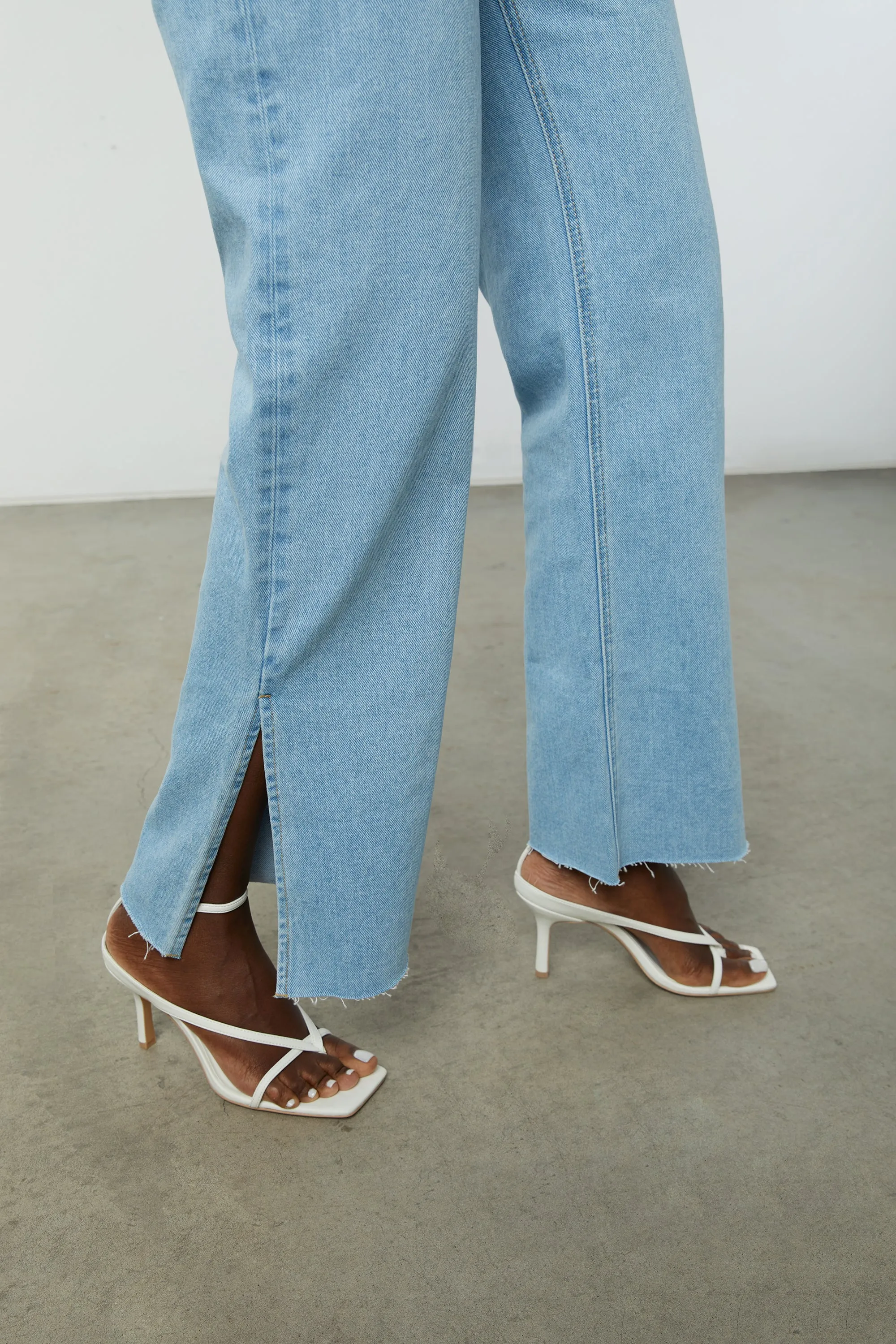SIDE SLIT JEANS sold by OAK AND FORT product image thumbnail 4