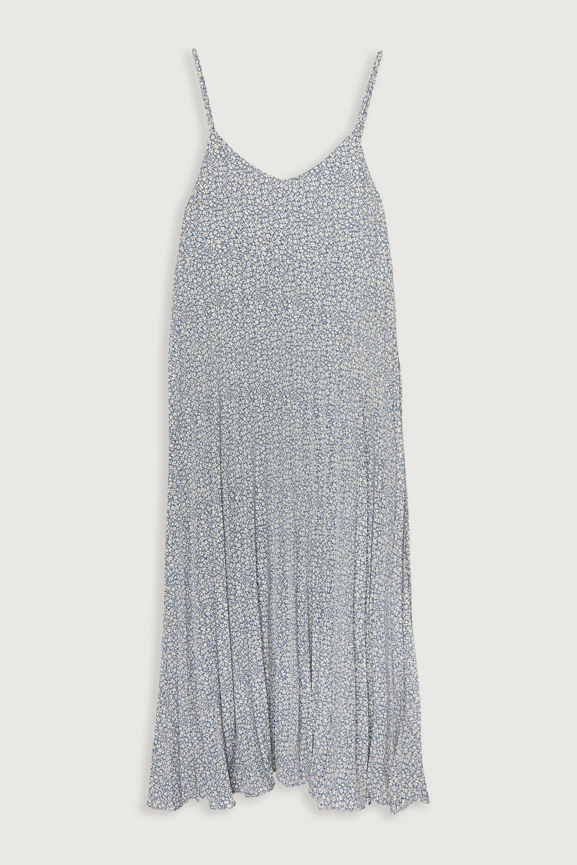 PRINTED MIDI DRESS WITH PLEATS sold by OAK AND FORT product image thumbnail 5