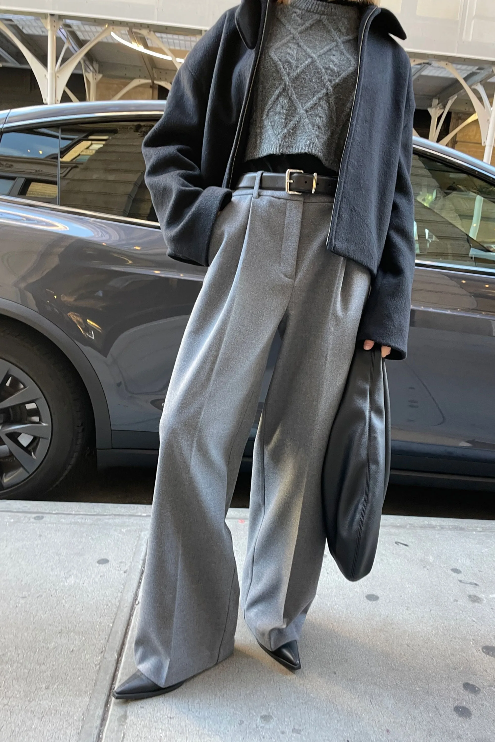 WIDE LEG TROUSER sold by OAK AND FORT product image thumbnail 4