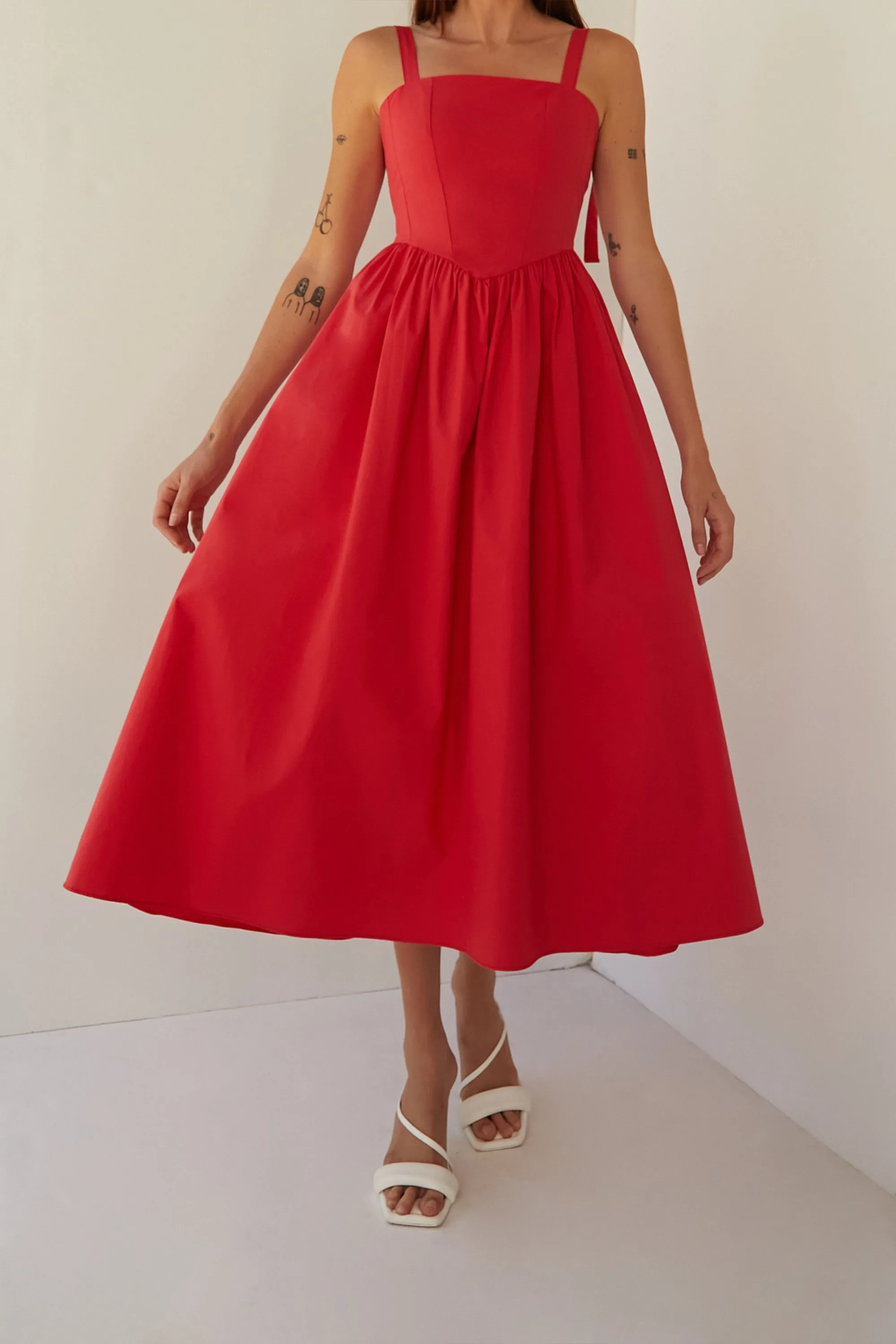 V-WAIST MAXI DRESS sold by OAK AND FORT product image thumbnail 3