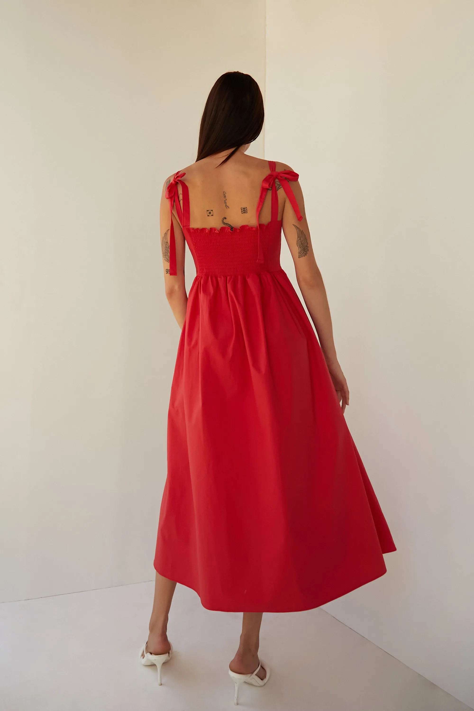 V-WAIST MAXI DRESS sold by OAK AND FORT product image thumbnail 4
