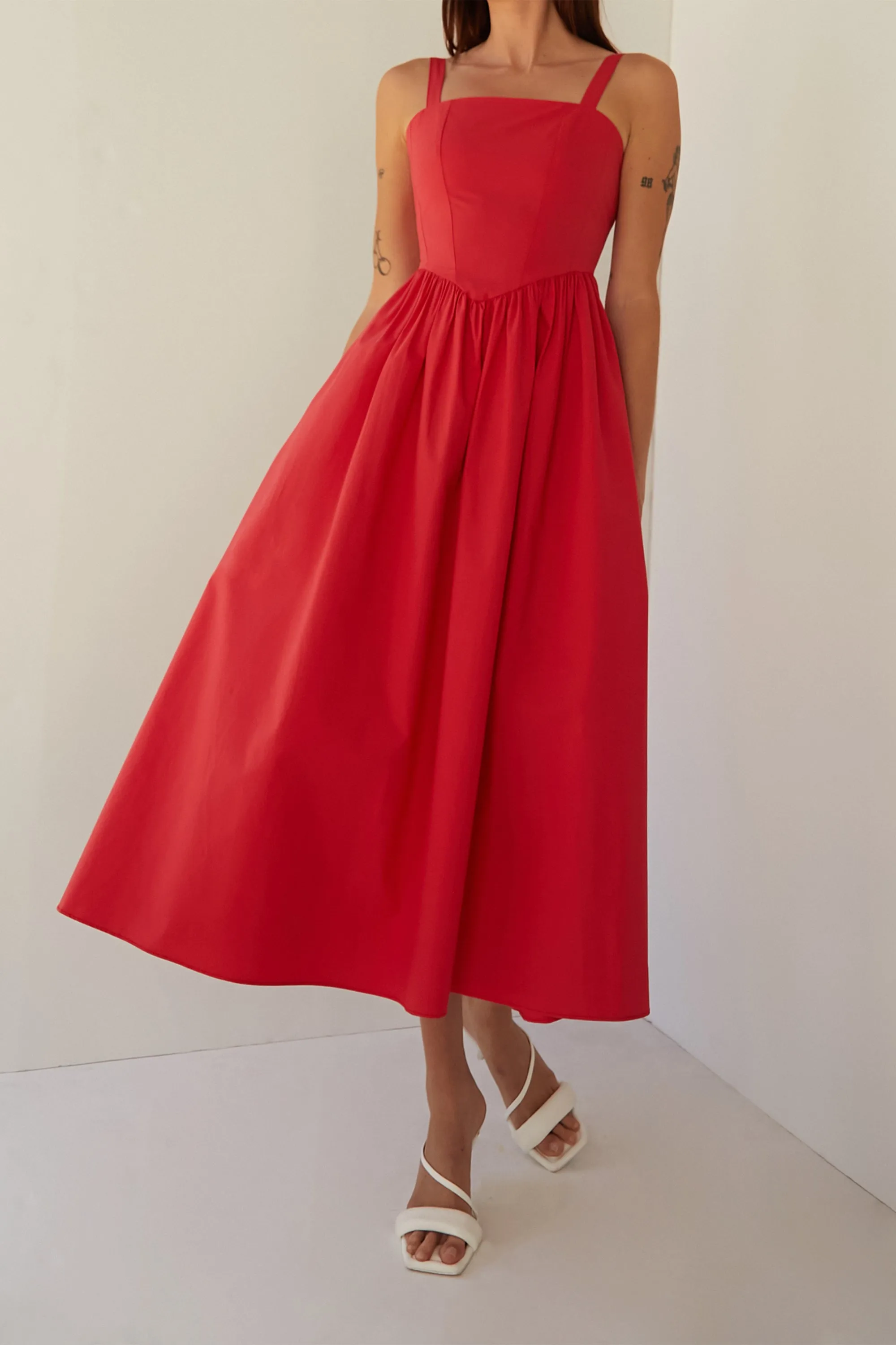 V-WAIST MAXI DRESS sold by OAK AND FORT